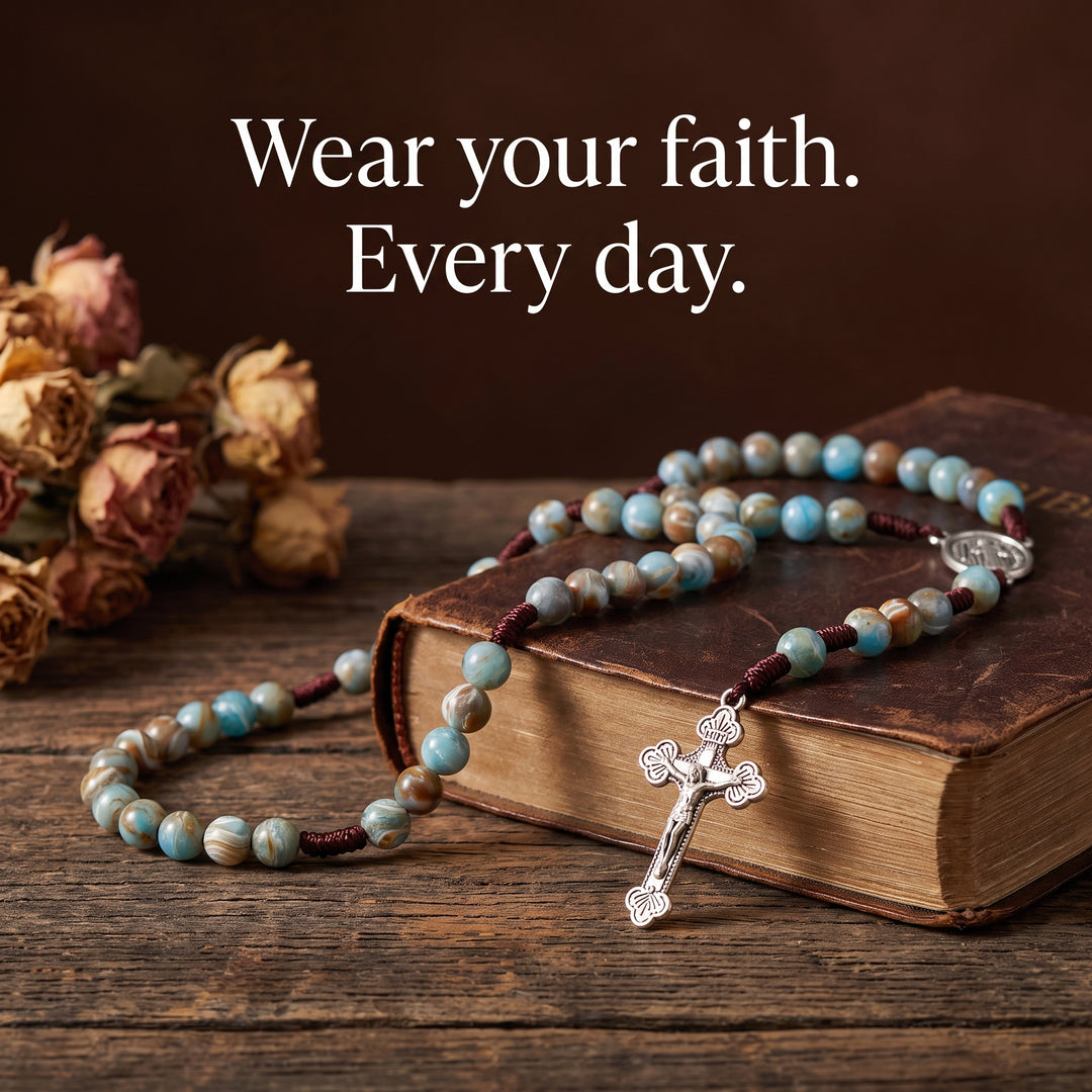 Blessed Ocean Stone Rosary