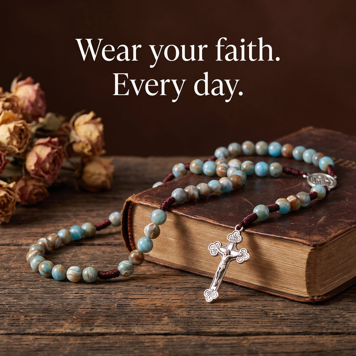 Blessed Ocean Stone Rosary