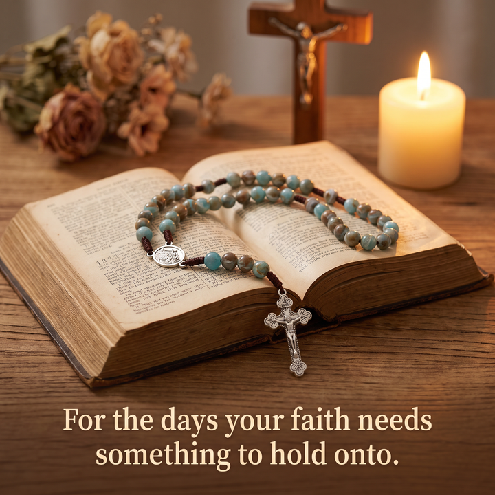 Blessed Ocean Stone Rosary