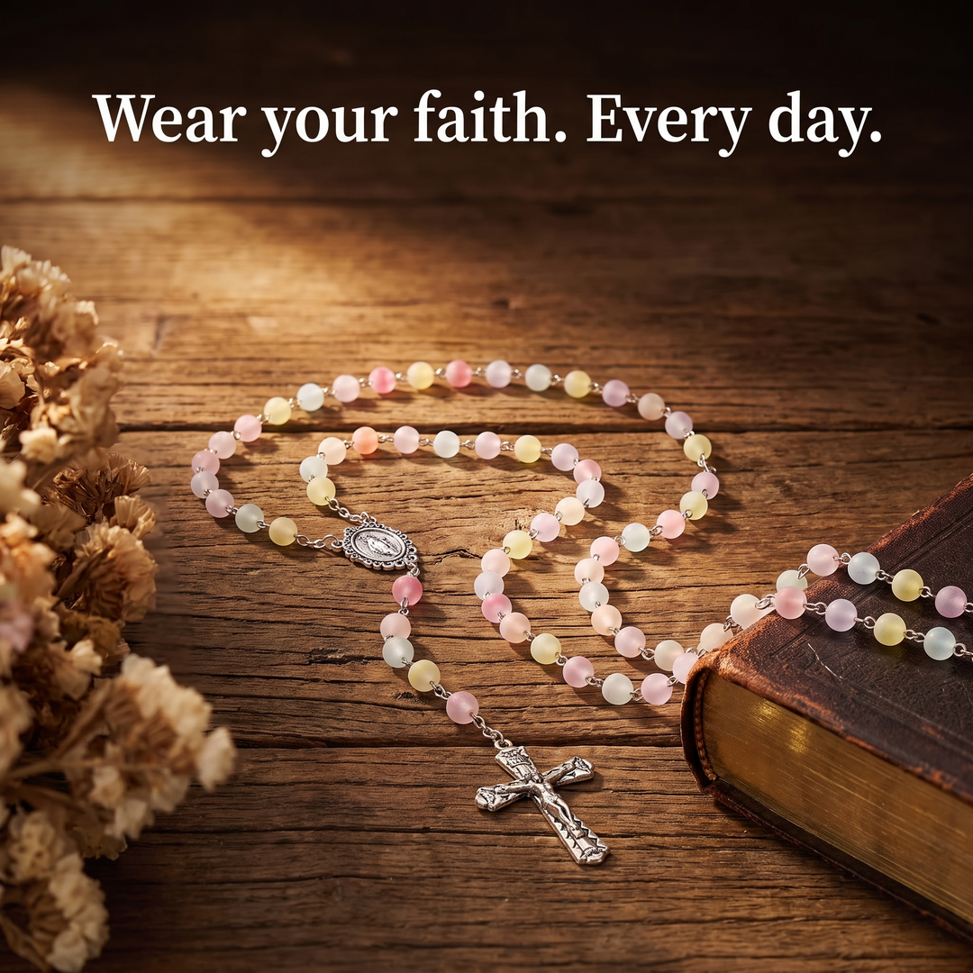 Grace Rainbow Bead Rosary VIP
