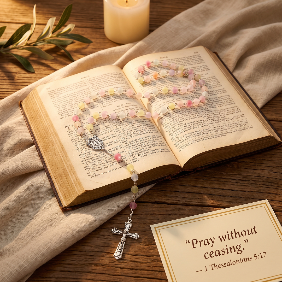 Grace Rainbow Bead Rosary VIP
