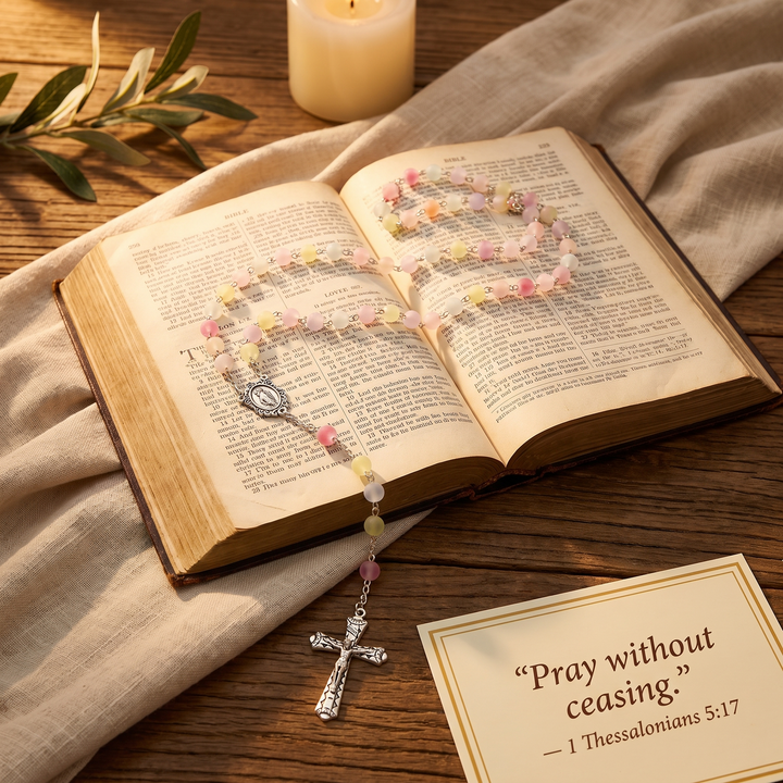 Grace Rainbow Bead Rosary VIP
