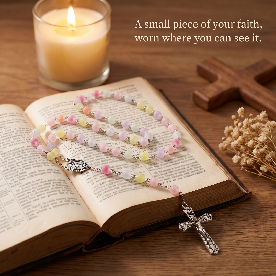 Grace Rainbow Bead Rosary VIP