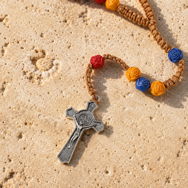 Sacred Carved Rose Rosary