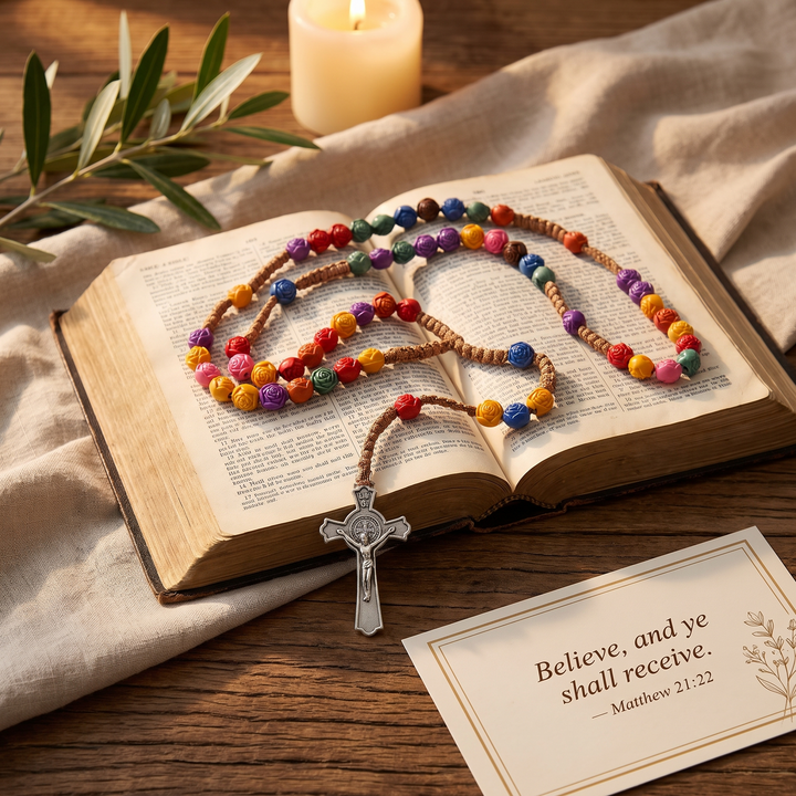 Sacred Carved Rose Rosary