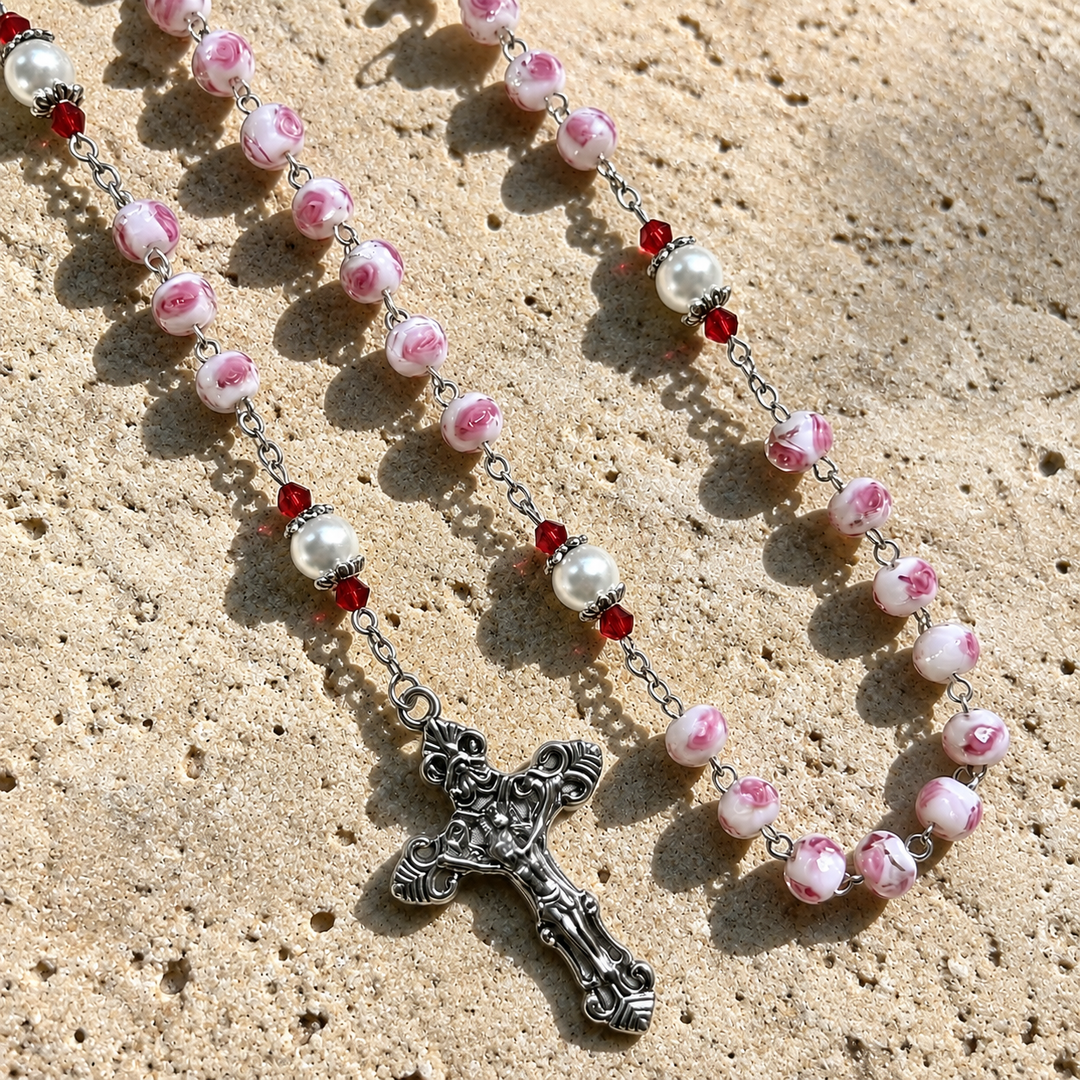 FREE TODAY: Blessed Rose Bead Rosary