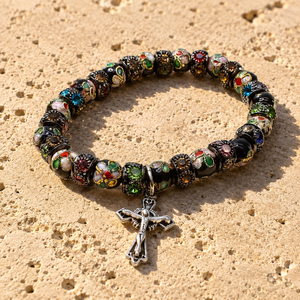 Sacred Cloisonné Bead Bracelet