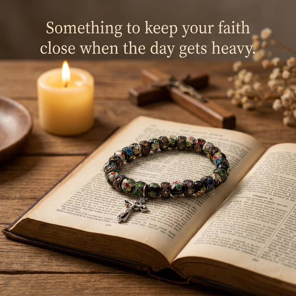 Sacred Cloisonné Bead Bracelet