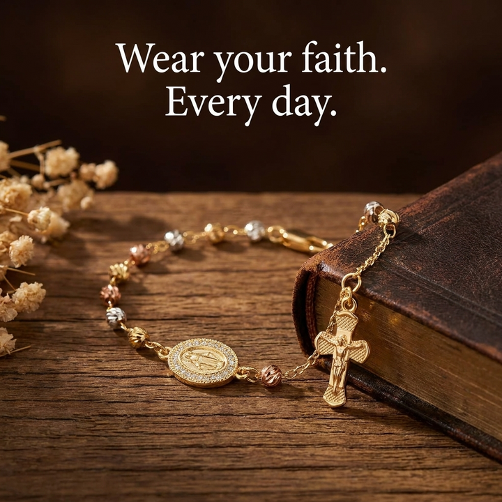 Sacred Guadalupe Bead Bracelet