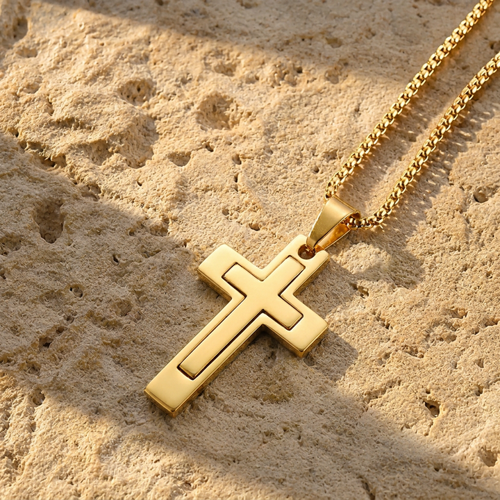 FREE TODAY: Eternal Layered Cross Pendant Necklace